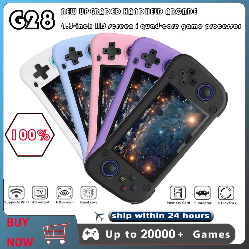 Retro Gaming Images - Konsola do gier retro G28, przenośna