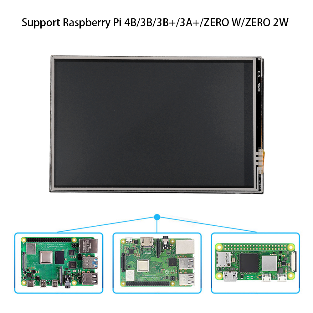 X86 Retro Gaming - 3,5-calowy ekran dotykowy TFT do Raspberry