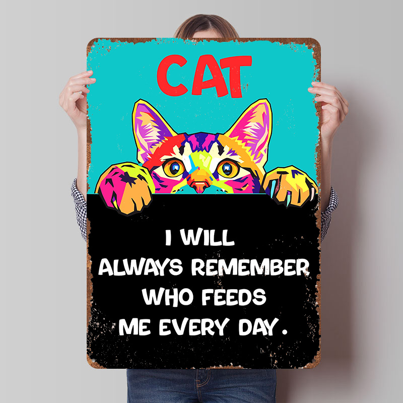 Retro Gaming Quotes - Plakat z grafiką kota i zabawnym