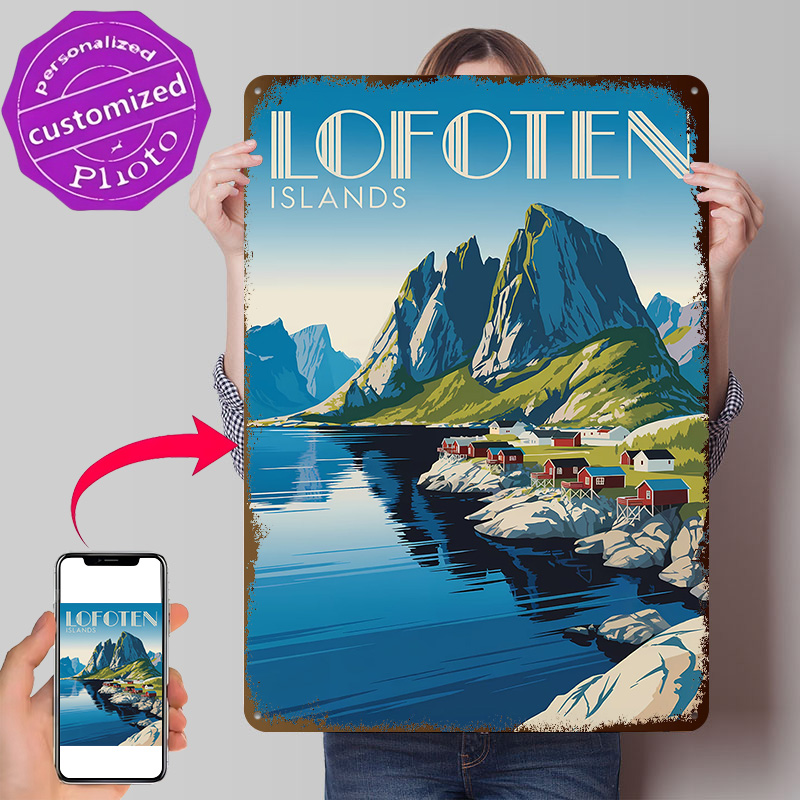 Retro Gaming Island - Plakat z teksturą drukowaną w 3D