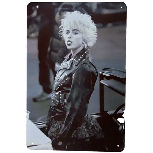 Retro Gaming Pictures - Madonna Retro Metalowy Znak Blaszany Lata