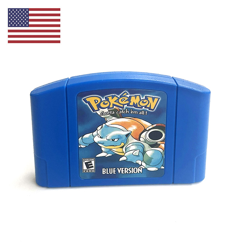 Retro Gaming Handheld - Wersja USA NTSC Angielska Pokemon Blue