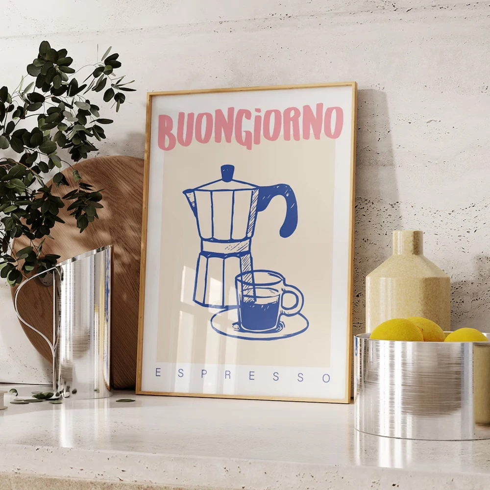 Retro Gaming Pictures - Nowoczesna kawa Espresso Wall Art Prints