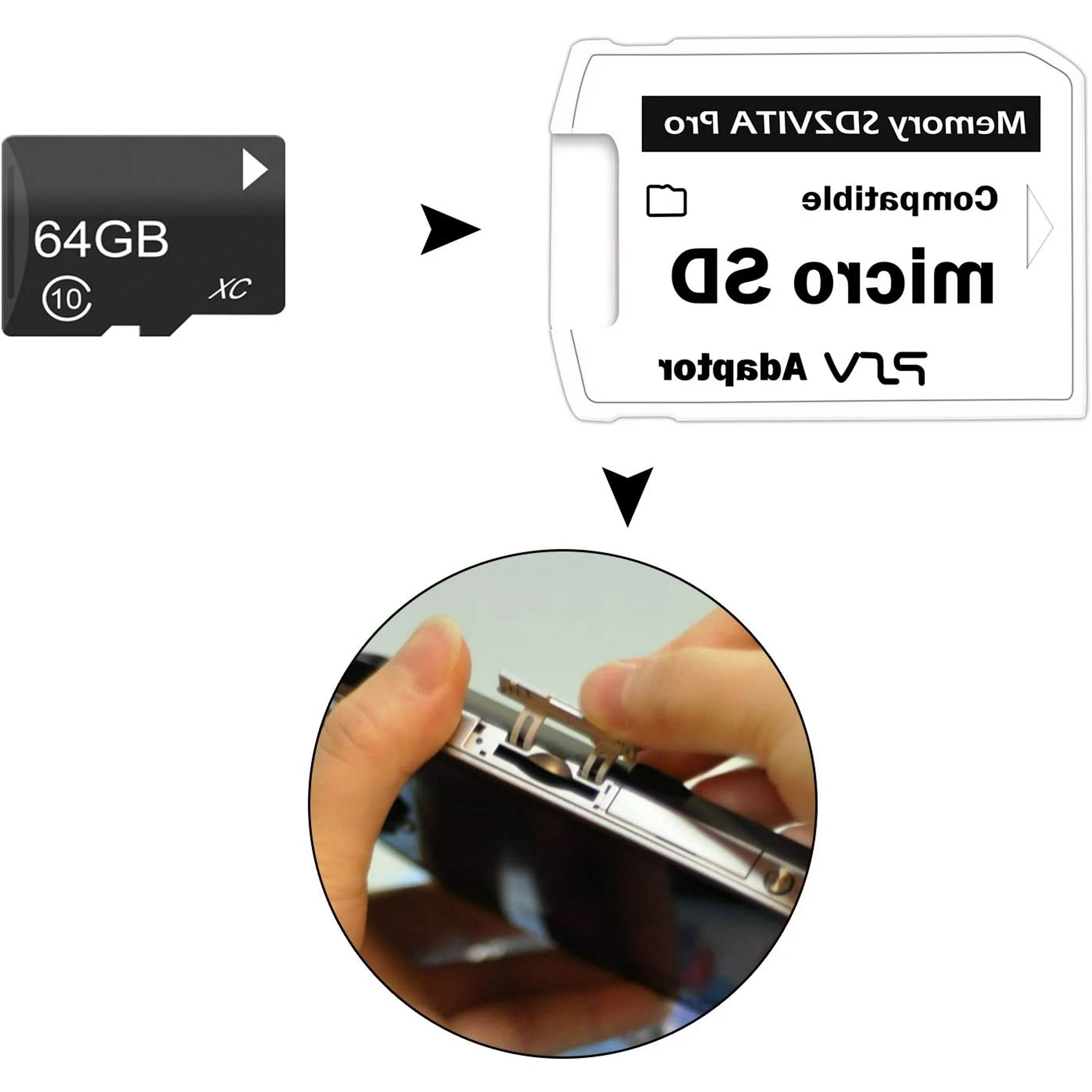 Memory Card Ps1 - Adapter Sd2Vita Pro 3.0 kompatybilny z