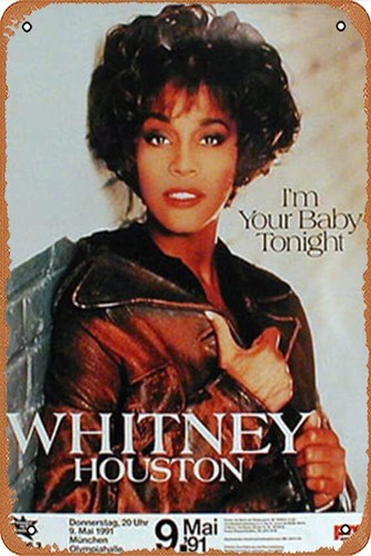 Retro Gaming Pictures - w1, Houston, plakat koncertowy Whitney, plakat