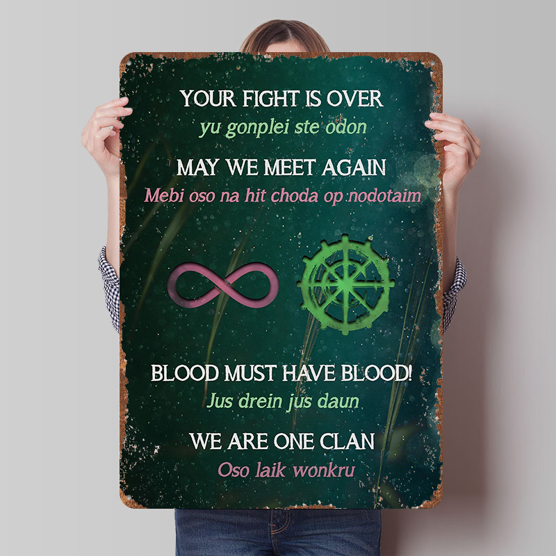 Retro Gaming Quotes - Plakat z 100 Cytatami Personalizowane Metalowe