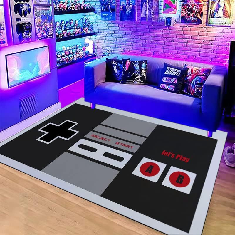 Retro Gaming Quotes - Dywan w stylu vintage z motywem