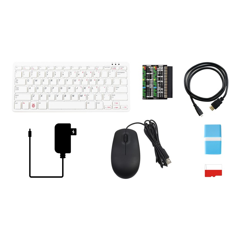 Retro Gaming Mini Pc - Raspberry Pi 400 Komputer All-in-One z