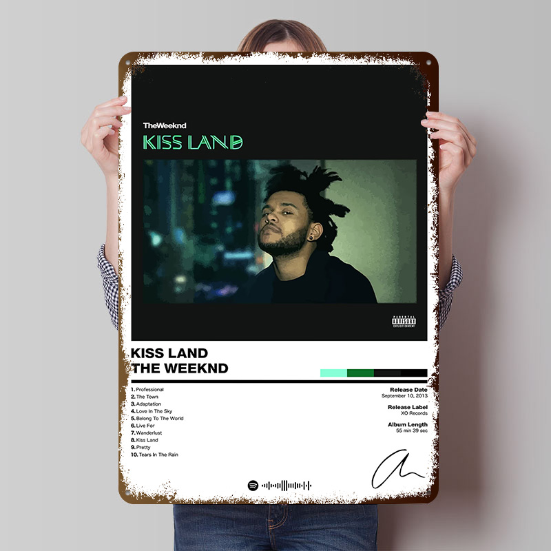 Retro Gaming Island - The Weeknd - Kiss Land Plakaty