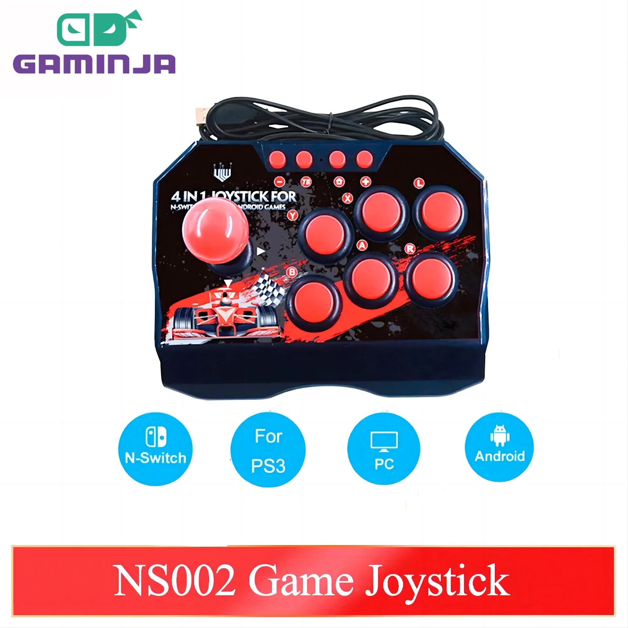 Retro Gaming Design - GAMINJA NS002 4 w 1 retro