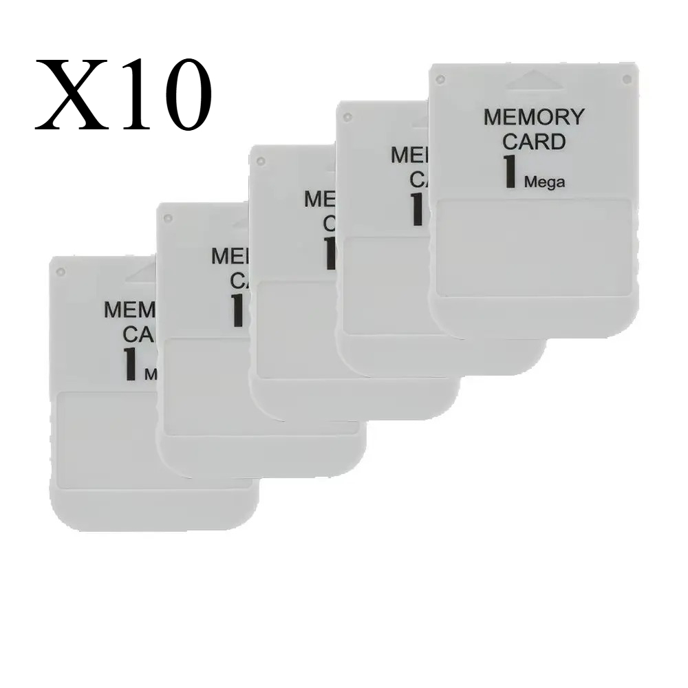 Memory Card Ps1 - 10x Karta Pamięci do PS1 PS
