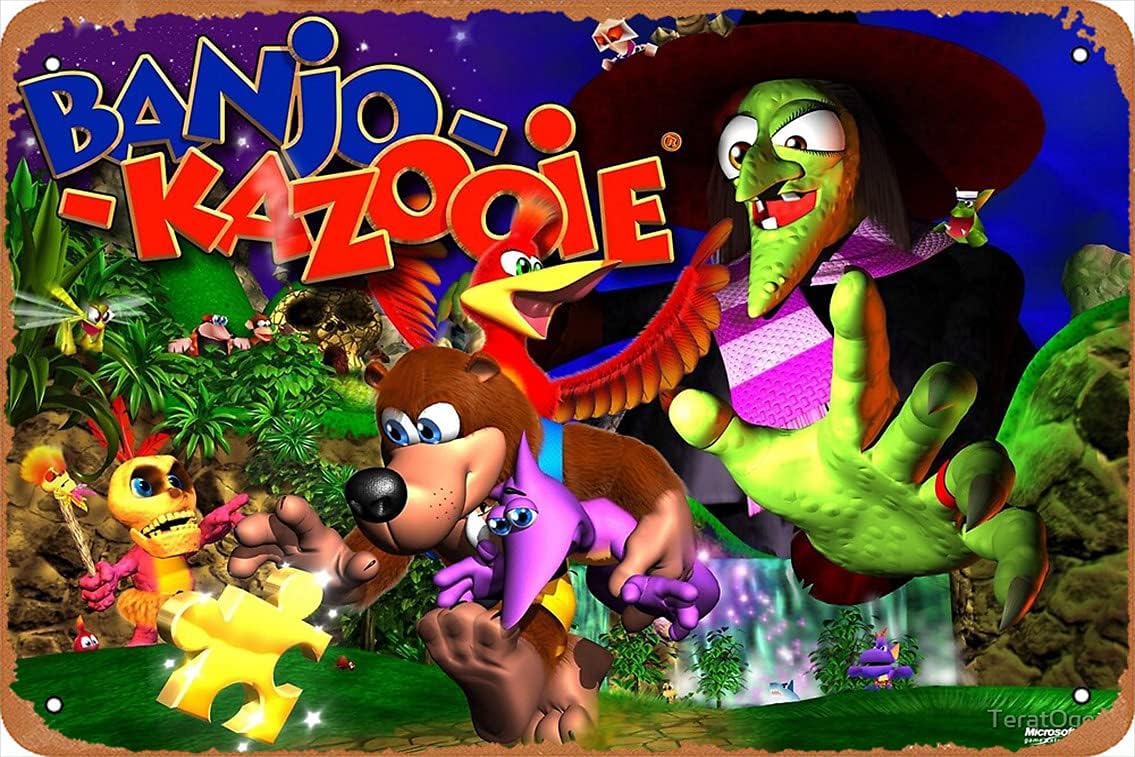 Retro Gaming Pictures - 1p, Znak dekoracyjny na ścianę -