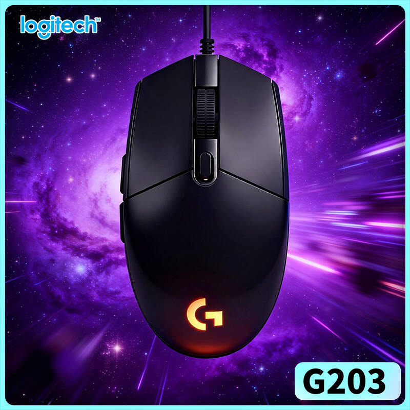Logitech Mouse G203 - Logitech G203 Prodigy Przewodowa Mysz Gamingowa
