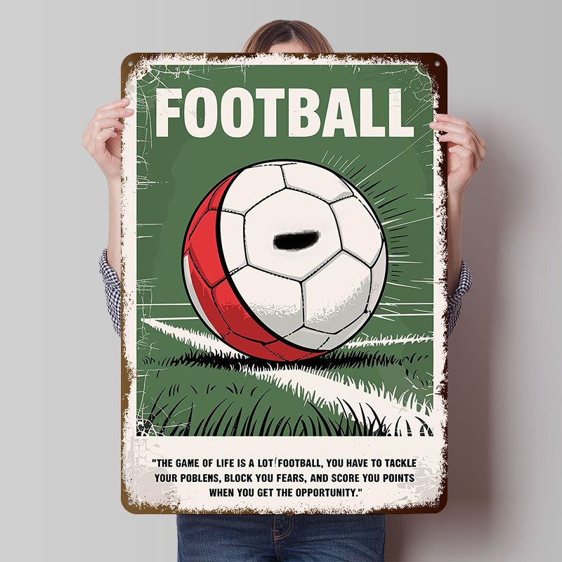 Plakat z cytatami o piłce nożn – Retro Gaming Quotes recenzja i cena