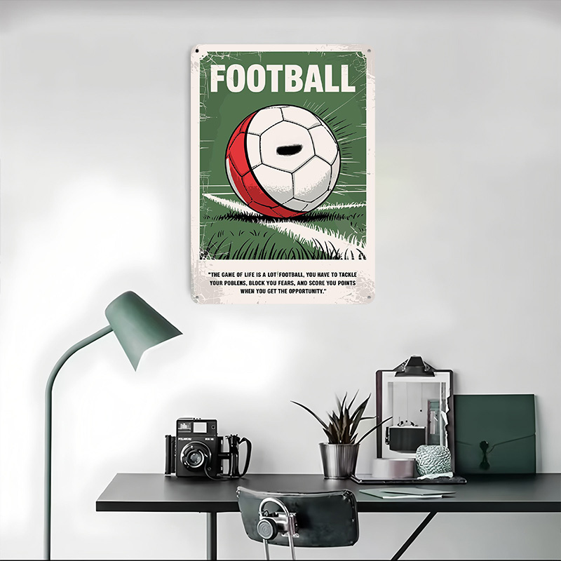 Plakat z cytatami o piłce nożn – Retro Gaming Quotes recenzja i cena