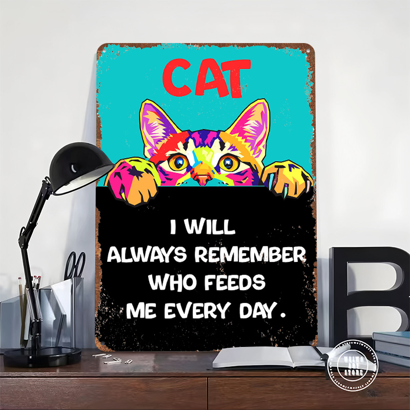 Plakat z grafiką kota i zabawn – Retro Gaming Quotes recenzja i cena