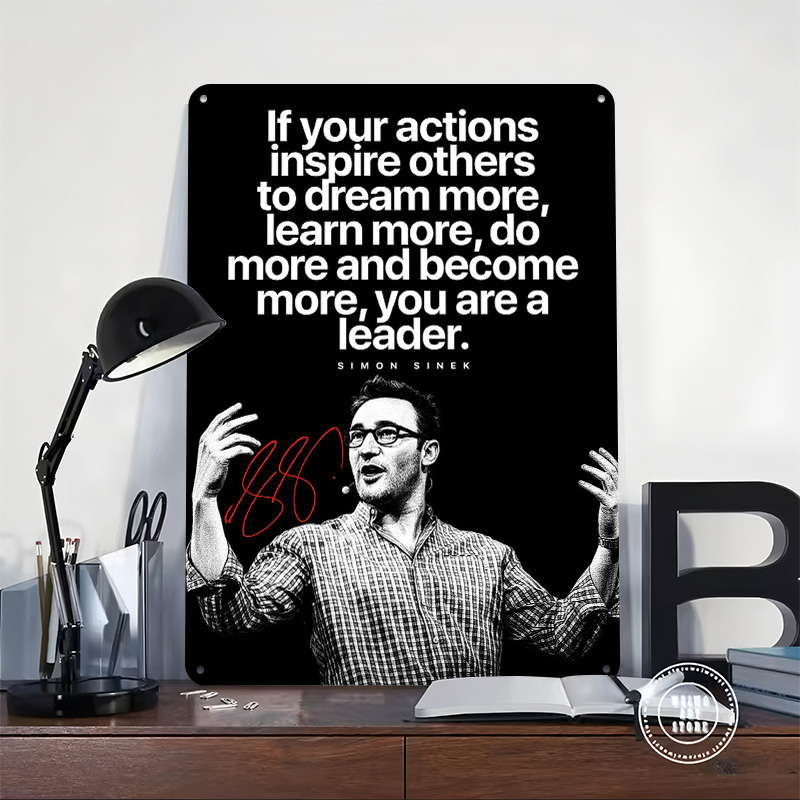 Cytat Simona Sineka – Inspiruj – Retro Gaming Quotes recenzja i cena