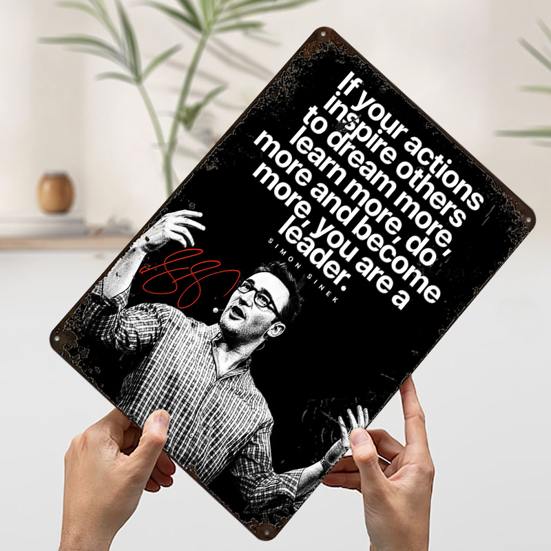 Cytat Simona Sineka – Inspiruj – Retro Gaming Quotes recenzja i cena