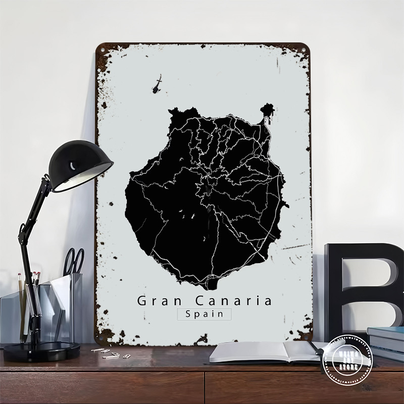 Mapa wyspy Gran Canaria Metalo – Retro Gaming Island recenzja i cena