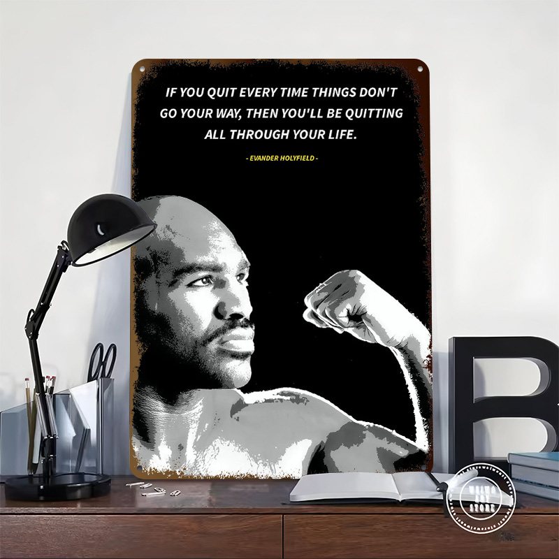 Plakat z cytatami Evandera Hol – Retro Gaming Quotes recenzja i cena