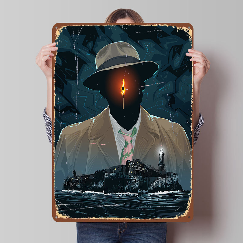 Plakat z nadrukiem wyspy, pers – Retro Gaming Island recenzja i cena