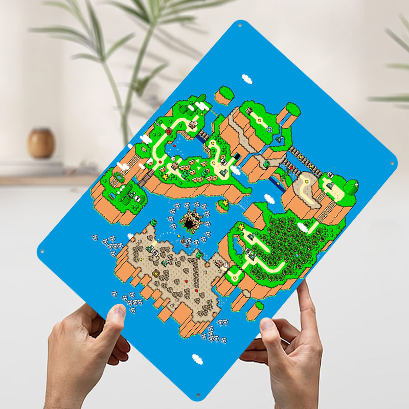 Metalowy plakat Dinosaur Land, – Retro Gaming Island recenzja i cena