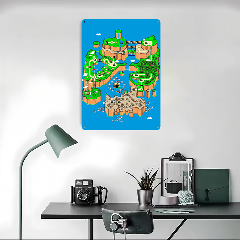 Metalowy plakat Dinosaur Land, – Retro Gaming Island recenzja i cena