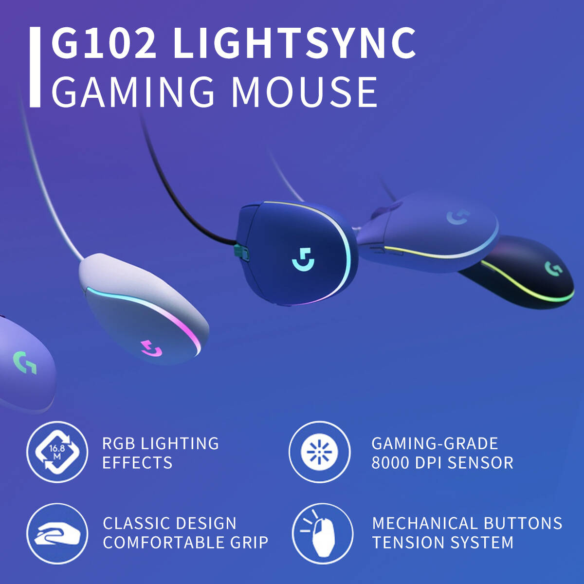 Mysz przewodowa USB Logitech G – Logitech Mouse G203 recenzja i cena