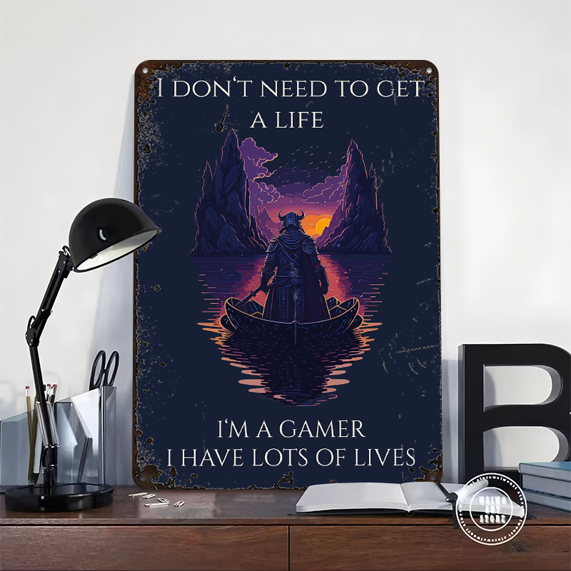 Plakat z cytatem dla graczy, d – Retro Gaming Quotes recenzja i cena