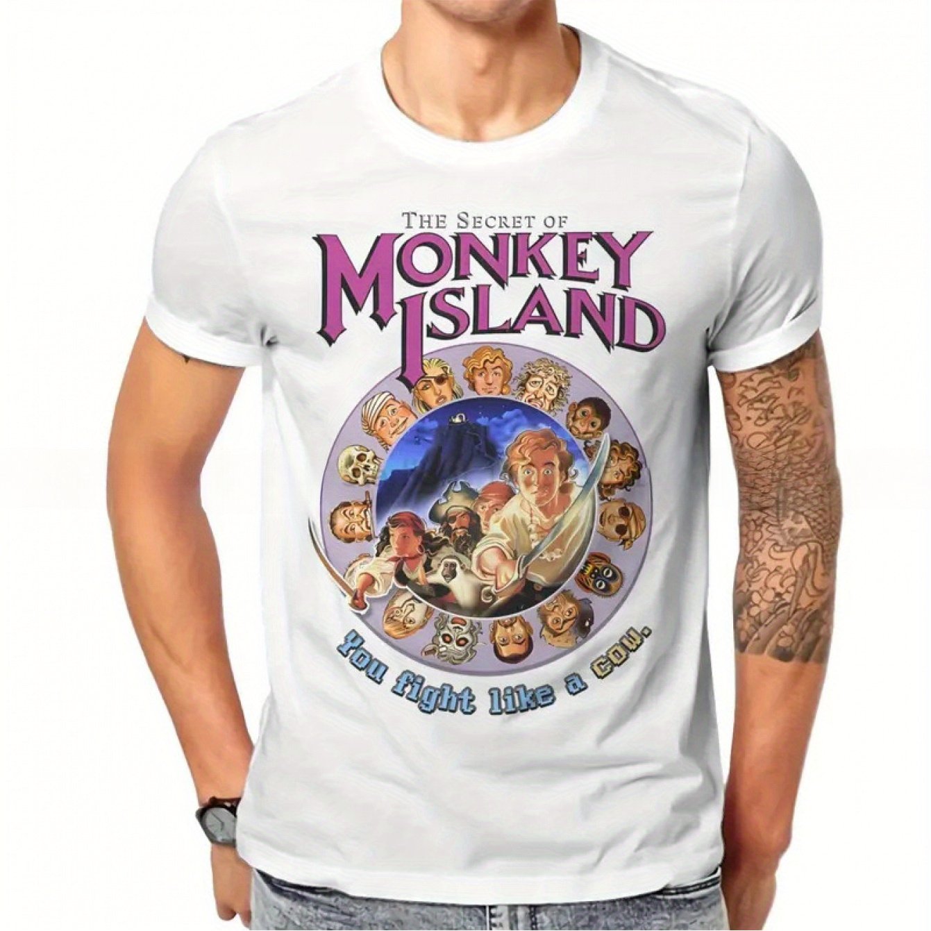 Męska koszulka w stylu vintage – Retro Gaming Island recenzja i cena