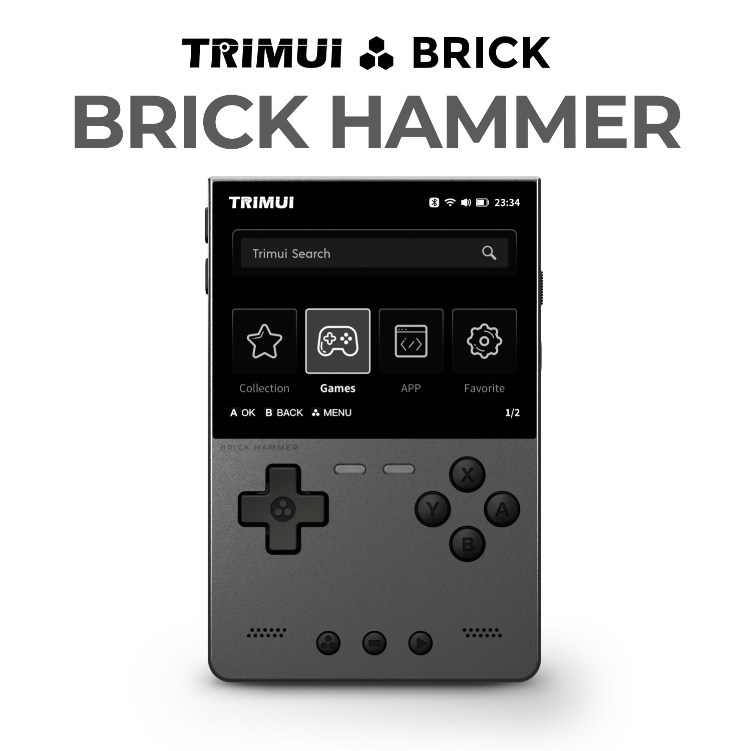 Metalowa obudowa Trimui Brick  – Retro Gaming Images recenzja i cena
